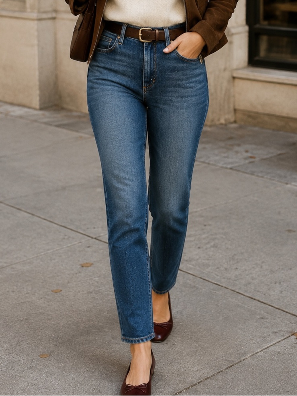 Joe’s Jeans The Kass High Rise Slim Straight Ankle Jeans Size 26